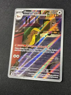 Gumshoos 153/132 - Mega Evolution Illustration Rare Pokemon Card - NM - Image 2