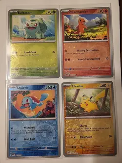 Costco 151 Mini Tin Cards - 4× Cosmo Reverse Holo Card Set - Pokemon TCG - Image 1