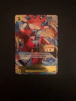 Monkey.D.Luffy (Pre-Release Tournament) (Winner) P-036 One Piece Promotion Cards - Image 1