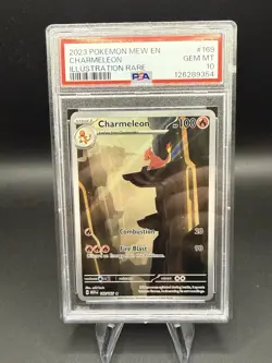 Pokemon TCG Charmeleon Scarlet Violet-151 Illustration Rare Card 169/165 PSA 10 - Image 1