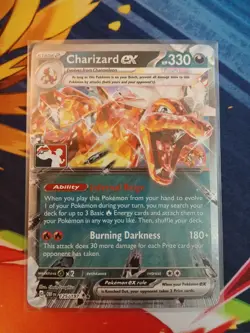 Charizard ex 125/197 Prize Pack Series Promo Stamped Card Holo Pokemon - Image 5