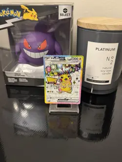 Pokemon Pikachu ex 219/191 Full Art Promo Tera Holo SVP: Surging Sparks TCG Card - Image 1