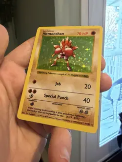 Hitmonchan - 7/102 - Pokemon TCG Base Set Shadowless Holo Rare Card WOTC MP - Image 5