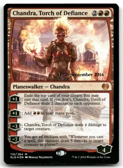 Chandra, Torch of Defiance NM Foil M Prerelease Cards 110 - Image 1