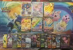 Pokemon Card Lot Full Art Alt Art Fire Alakazam Jolteon Mew Pikachu 46 Cards - Image 2