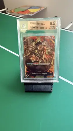 Monkey D. Dragon OP07-001 Leader ALT ART One Piece Cards ENGLISH 2024 BGS 9.5 - Image 1