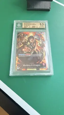 Monkey D. Dragon OP07-001 Leader ALT ART One Piece Cards ENGLISH 2024 BGS 9.5 - Image 3