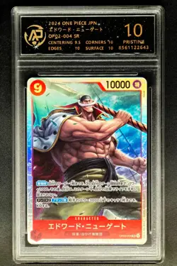 ONE PIECE JPN. cards Edward Newgate OP02-004 SR RPA 10 (SAME AS PSA 10) - Image 1