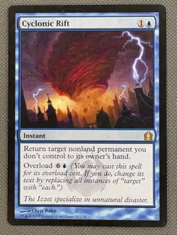 MTG 1x Cyclonic Rift Return to Ravnica Modern Magic the Gathering Card - Image 2