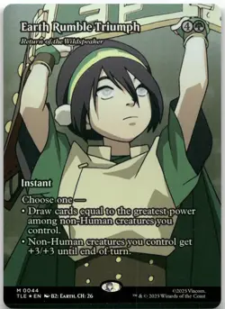 MTG Earth Rumble Triumph Return Wildspeaker Foil NM Avatar Airbender Magic 44 - Image 1
