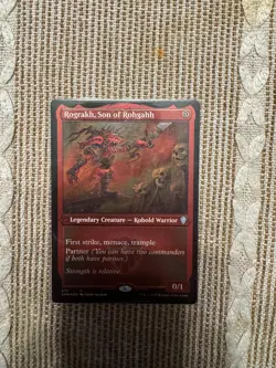 Rograkh, Son of Rohgahh (Foil Etched) Commander Legends Foil - Image 1