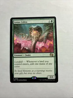 Lotus Cobra - Foundations Jumpstart MTG Plus Bonus Rare!!! - Image 1
