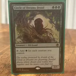 MTG Adventure in Forgotten Realms Circle of Dreams Druid FOIL NM Condition - Image 1