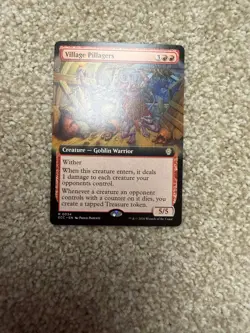 Village Pillagers Commander: Lorwyn Eclipsed Extended Art Rare - Image 1