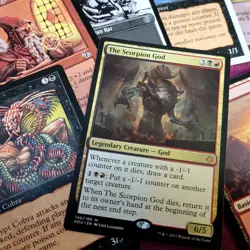 COMMANDER Magic Deck MTG - *BLACK RED Mythic Scorpion God POISON TOXIC INFECTS* - Image 1