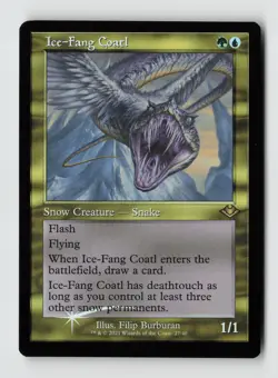 Ice-Fang Coatl (Retro Frame) R Modern Horizons MH1 27 NM - Image 1