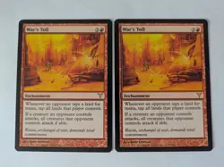 2 War's Toll Dissension MTG NM Free shipping with tracking - Image 1