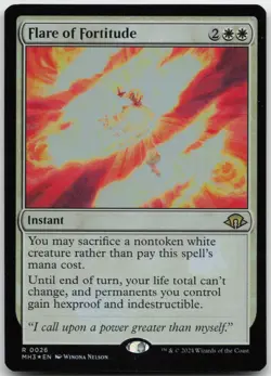 Flare of Fortitude NM Foil R Modern Horizons 3 26 - Image 1
