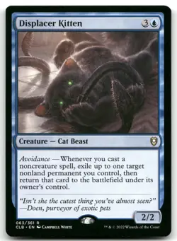 Displacer Kitten NM Normal R Commander Legends: Battle for Baldur's Gate 63 - Image 1