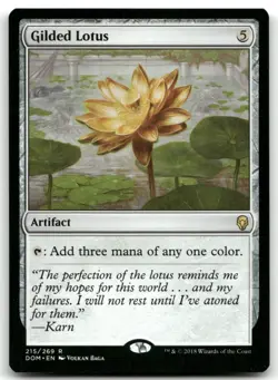 Gilded Lotus NM Normal R Dominaria 215 - Image 1