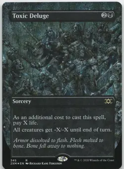 Toxic Deluge (Borderless) NM Foil R Double Masters 345 - Image 1
