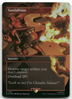 Vandalblast () (Rainbow Foil) NM Foil R Secret Lair Drop Series 1757 - Image 1