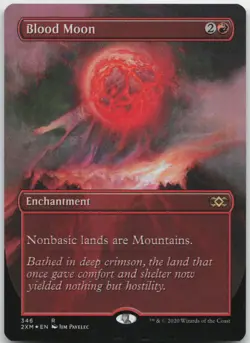 Blood Moon (Borderless) NM Foil R Double Masters 346 - Image 1