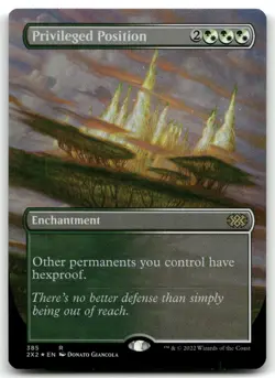 Privileged Position (Borderless) NM Foil R Double Masters 2022 385 - Image 1