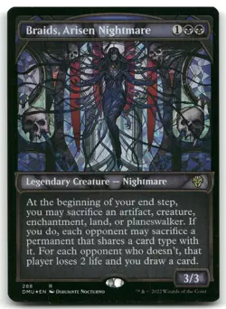 Braids, Arisen Nightmare (Showcase) NM Foil R Dominaria United 288 - Image 1