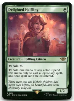 Delighted Halfling NM Normal R Universes Beyond: The Lord of the Rings 158 - Image 1