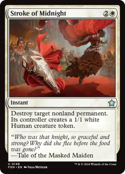 MTG Foil - Stroke of Midnight - 148 / NM / English - Image 1