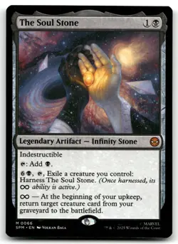 The Soul Stone NM Normal Legendary Artifact - Infinity Stone M Marvel's Spider-M - Image 1