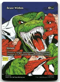 Beast Within (Borderless) NM Normal Instant M Marvel Eternal-Legal 33 - Image 1
