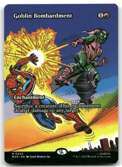 Goblin Bombardment (Borderless) NM Normal M Marvel Eternal-Legal 23 - Image 1