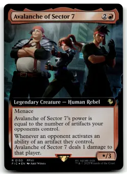 Avalanche of Sector 7 (Extended Art) NM Foil R Commander: FINAL FANTASY 150 - Image 1