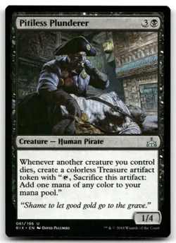 Pitiless Plunderer NM Normal U Rivals of Ixalan 81 - Image 1