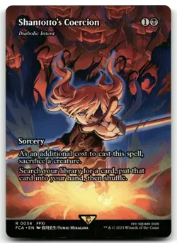 Shantotto's Coercion - Diabolic Intent (Showcase) NM Normal R FINAL FANTASY: Thr - Image 1
