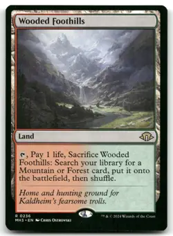 Wooded Foothills NM Normal R Modern Horizons 3 236 - Image 1