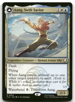 Aang, Swift Savior NM Normal R Avatar: The Last Airbender 204 - Image 1