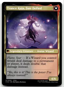#232 Kuja, Genome Sorcerer // Trance Kuja, Fate Defied NM 2025 MTG Final Fantasy - Image 2