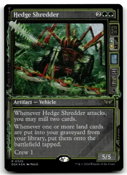 Hedge Shredder (Showcase) NM Foil R Duskmourn: House of Horror 320 - Image 1