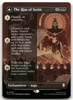 The Rise of Sozin (Borderless) NM M Avatar: The Last Airbender 356 - Image 1