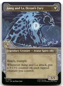 Aang, Swift Savior (Showcase) NM R Avatar: The Last Airbender 347 - Image 2