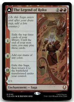 The Legend of Roku NM Foil M Avatar: The Last Airbender 145 - Image 1
