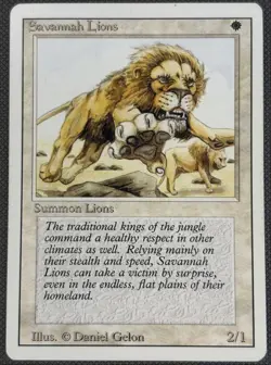 Savannah Lions LP Revised Edition 2022 Memorabilia/Rare #335 - Image 1