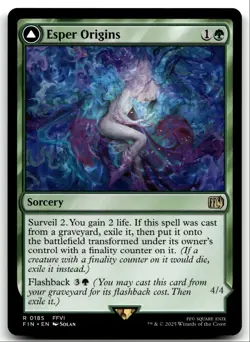 #185 Esper Origins // Summon: Esper Maduin NM 2025 MTG Final Fantasy R - Image 1