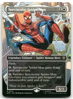 Spectacular Spider-Man (Borderless) NM Normal Legendary Creature - Spider Human - Image 1