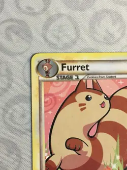 D1374 POKEMON TCG HEARTGOLD & SOULSILVER FURRET 21 MP RARE - Image 3