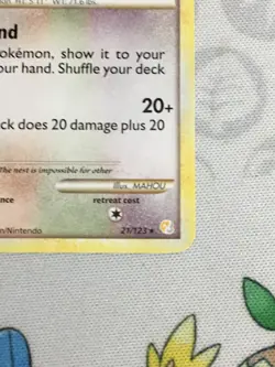 D1374 POKEMON TCG HEARTGOLD & SOULSILVER FURRET 21 MP RARE - Image 5
