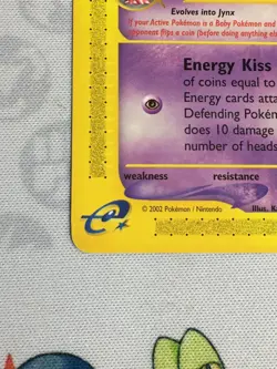 D1380 POKEMON TCG AQUAPOLIS SMOOCHUM 61 NM UNCOMMON - Image 4